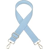 TIXIPEM Wide Shoulder Purse Strap [1Pcs] - 55 Inch Adjustable Straps Replacement for Handbags Use for Purse & Crossbody Bag & Guitar & Canvas Bag - [Light Blue]