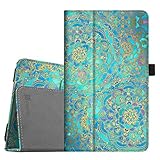 Fintie Folio Case for Samsung Galaxy Tab E 8.0 - Premium PU Leather Slim Fit Smart Stand Cover for Galaxy Tab E 32GB SM-T378/Tab E 8.0-Inch SM-T375/SM-T377 Tablet, Shades of Blue