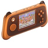 Handheld Game Console with 400 Classical FC Games Retro Mini Game Machine 3.0-Inch Color Screen Support for TV Output , Presents Birthday for Friends (Orange)