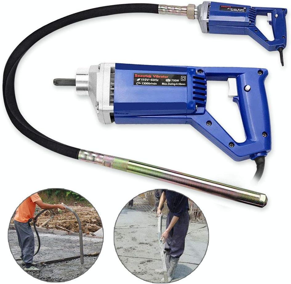 Hand Held Concrete Vibrator 1 HP 750W Electric Vibrator 13000