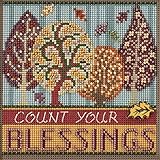 Blessings Beaded Counted Cross Stitch Kit Mill Hill 2017 Buttons Beads Autumn MH141725