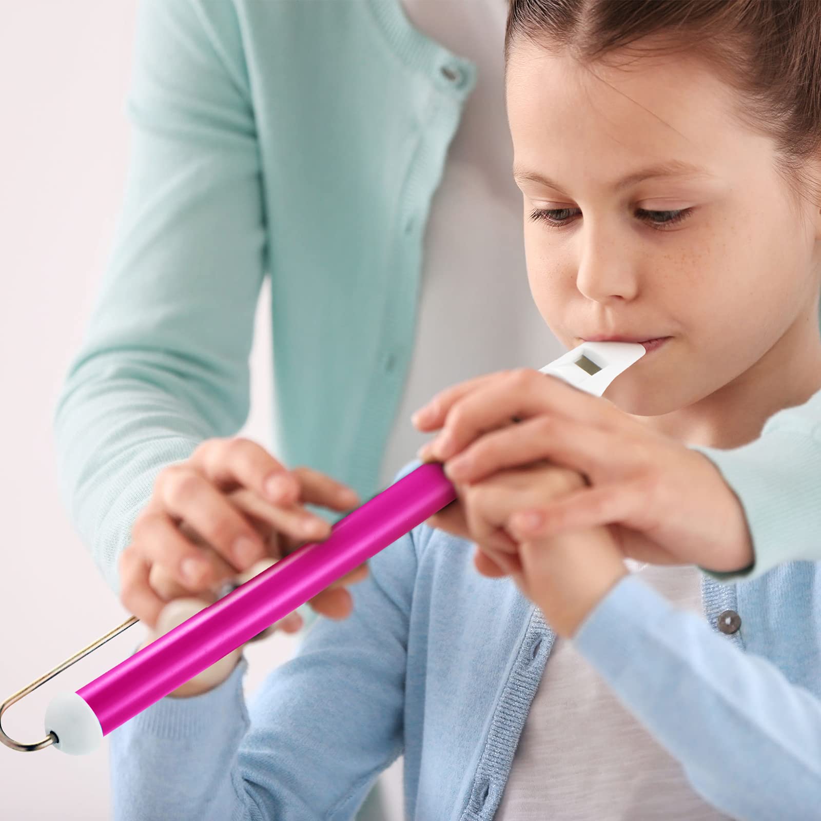 Boao 2 Pcs Slide Whistle Musical Instrument Sliding Whistle Slide for Parent-Games Party Favors, Yellow and Red