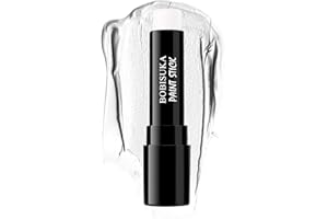 BOBISUKA White Face Paint Stick for Halloween, Sports, Cosplay – Non-Toxic Body Paint Stick for Skeleton Clown Ghost Makeup – Great for Eye Black, SFX & Costume Looks