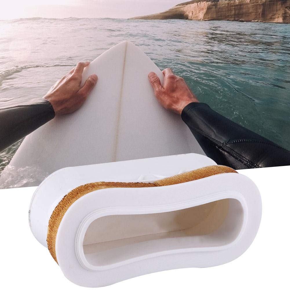 Alomejor Surfboard Handle Suring Paddle Handle Plastic Surfboard Insert Handle for Surfboard(White)