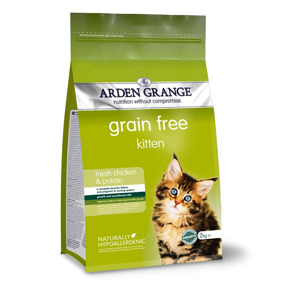 Arden Grange Kitten Food, Chicken, 2 Kg (Pack of 1)