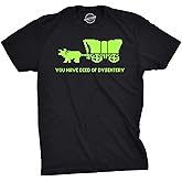You Have Died of Dysentery T Shirt Funny Gamer Shirts Video Games Nerdy Cool 80s