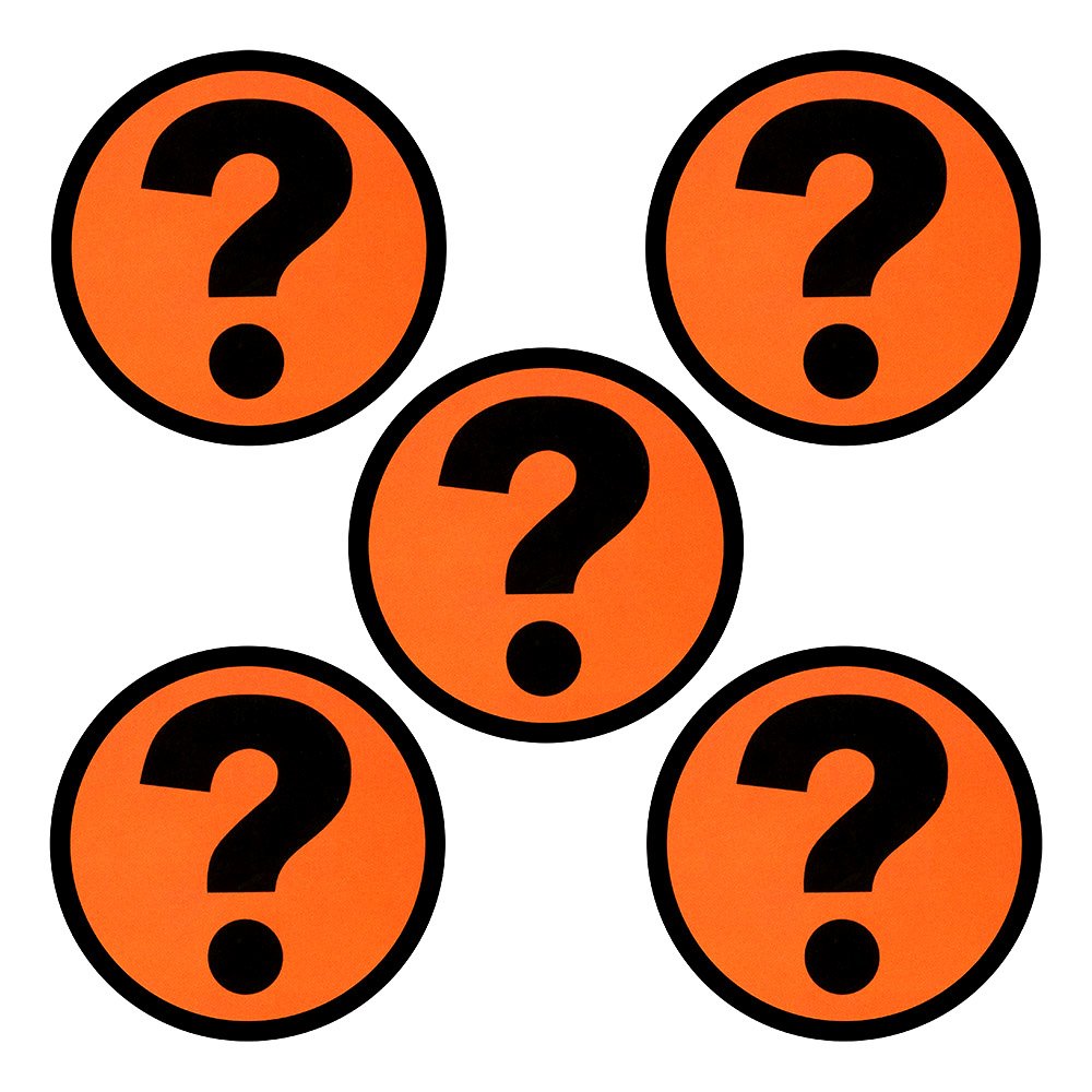 Question Mark Magnets - Fridge Magnets - Office Magnets - Whiteboard Magnets - Question Emoji for Magnetic Board, Magnetic Whiteboard, Refrigerator, Fridge at Office, School or at Home (Pack of 5) — image 1