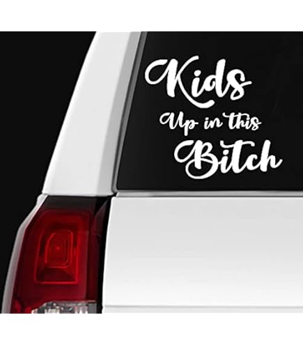Autocollant Baby Up In This Bitch - Sticker JDM 5x5 Pouces Pour Voiture - Humour Bébé à Bord