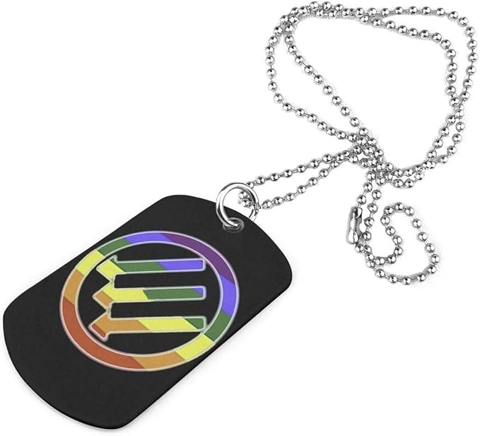 Amazon Com Antifa Pride Jewelry Military Pendant Brand Necklace Metal Dog Tag Clothing