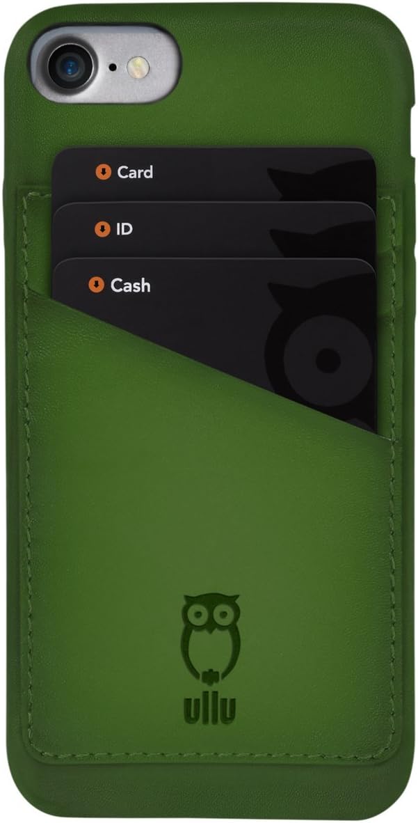 ullu UWL6PVT93 Premium Leather Wallet Case for iPhone 6/6S Plus, Lime