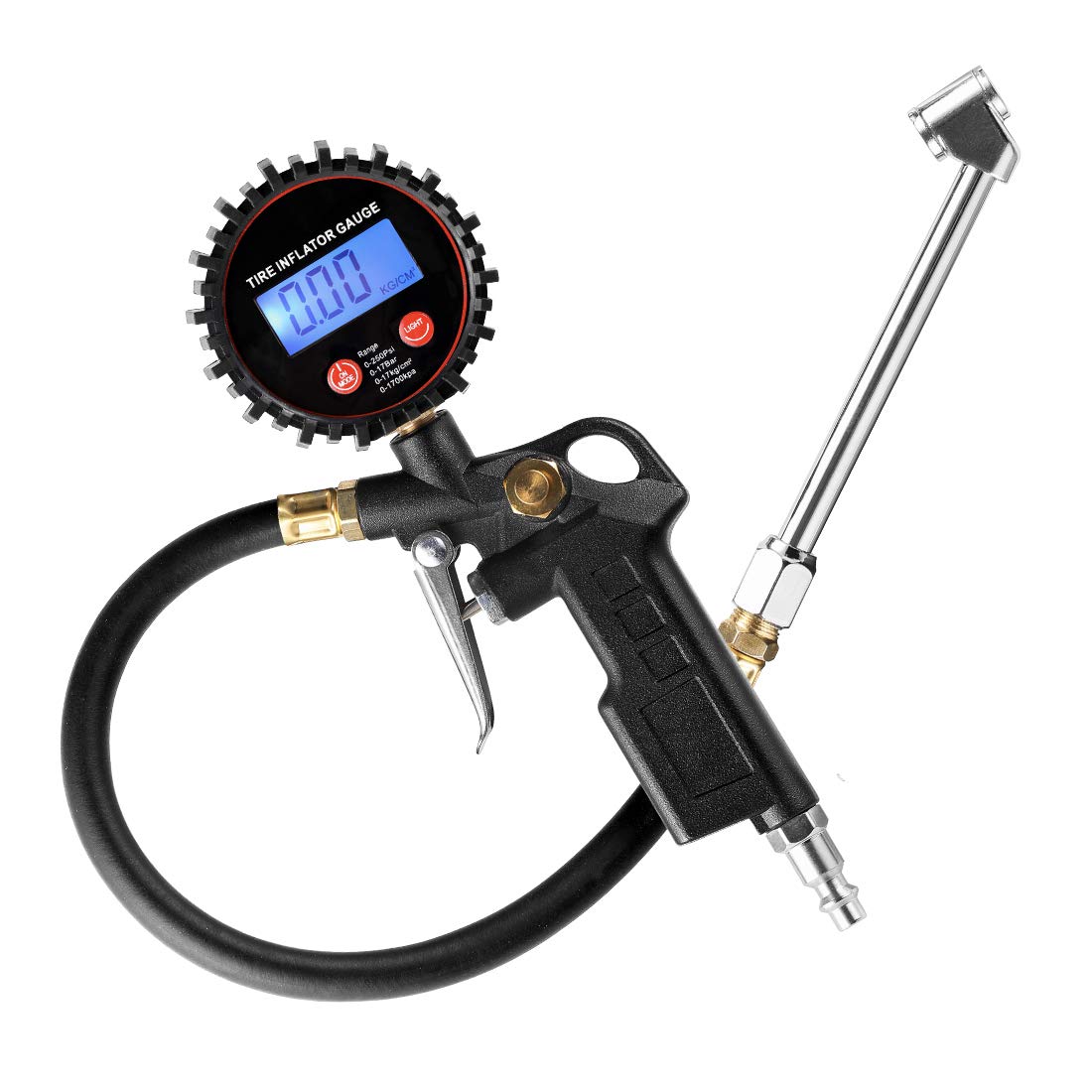 CZC AUTO Digital Tire Inflator Pressure Gauge, LED
