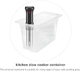 HEMOTON 6L Slow Cooker Container for Sous Vide Cooking & Food Storage view 3