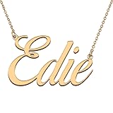 HUAN XUN Customized Custom Simple Any Name Necklace