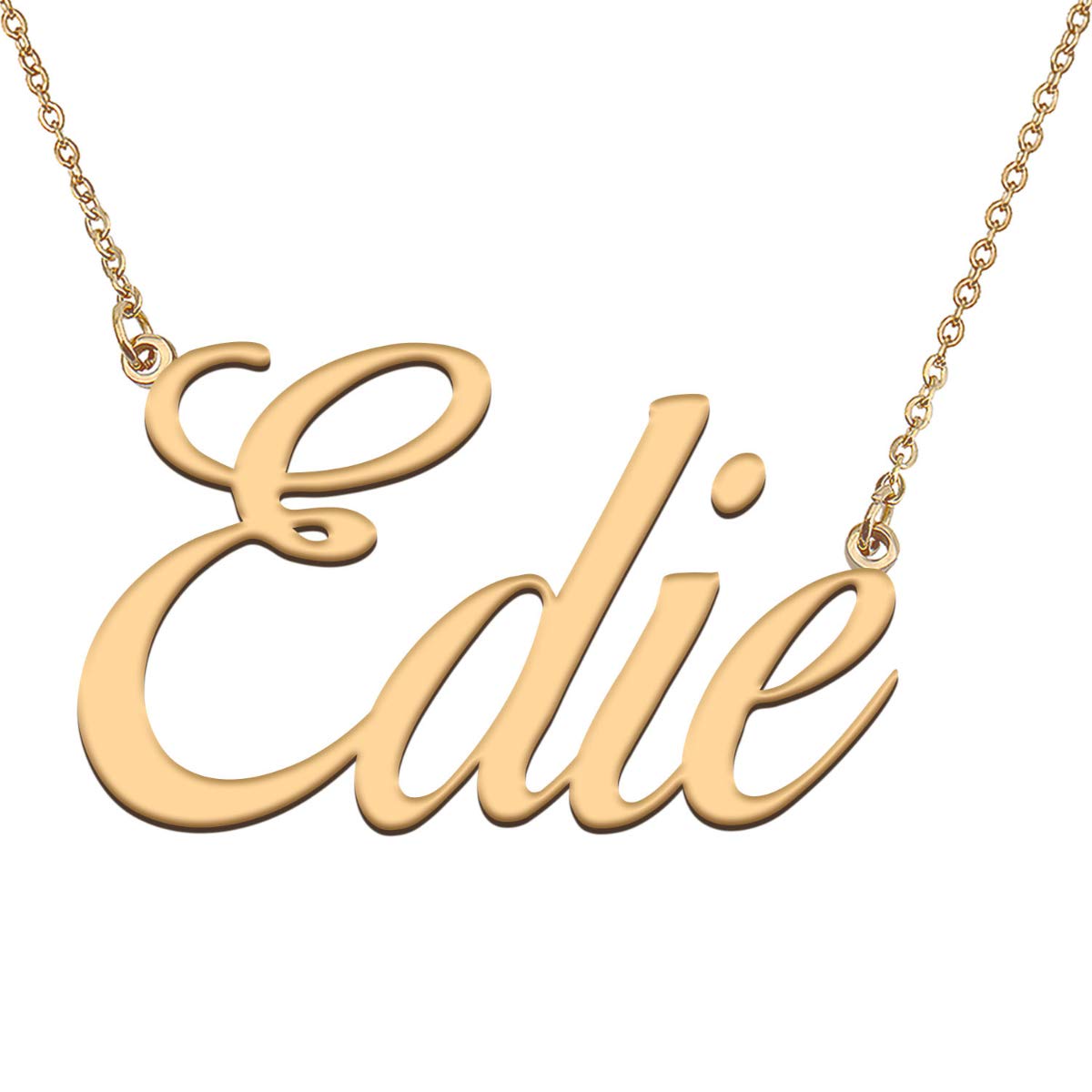 HUAN XUN Customized Custom Simple Any Name Necklace