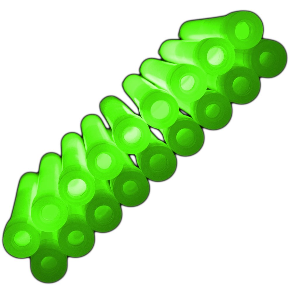 The Glowhouse Premium 6 inch Glow Stick Pack of 25 (Green)