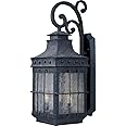 Maxim Nantucket-3 Light Outdoor Wall Lantern in Early American Style-8.5 Inches Wide by 22.5 inches high