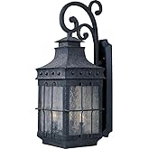 Maxim Nantucket-3 Light Outdoor Wall Lantern in Early American Style-8.5 Inches Wide by 22.5 inches high