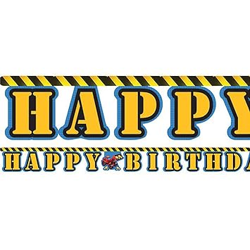 Amazon Com Ma Online Unisex Fancy Construction Party Letter