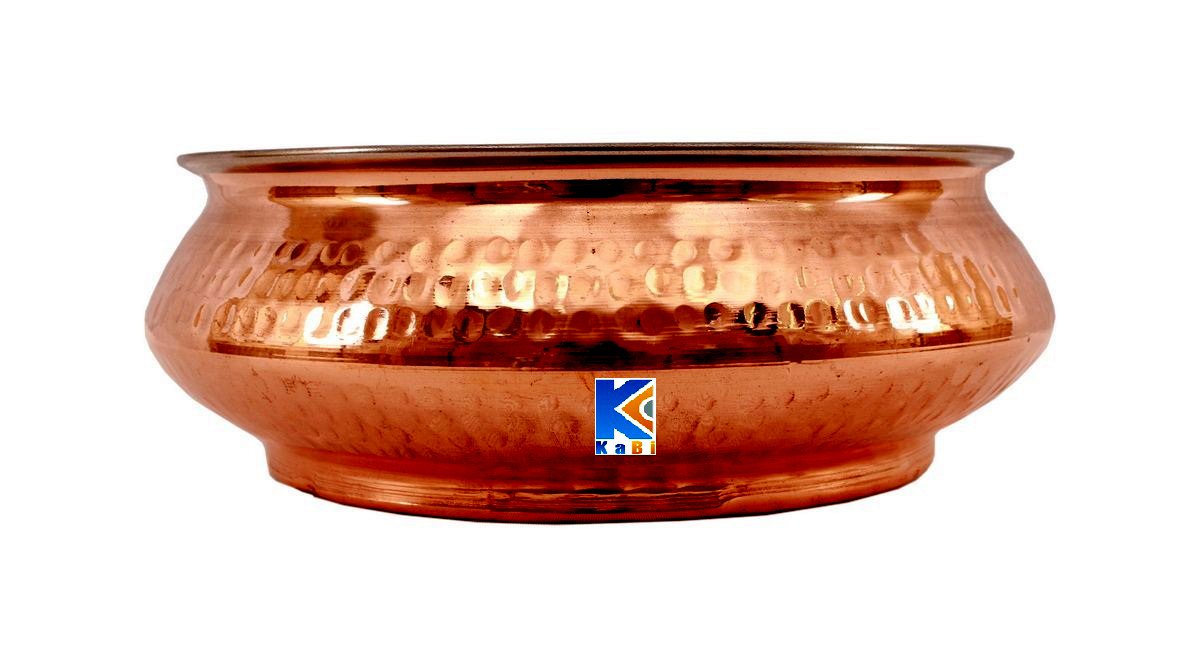 Buy KaBi Copper Biryani Handi, 15.25cm, Reddish Brown Online at Low