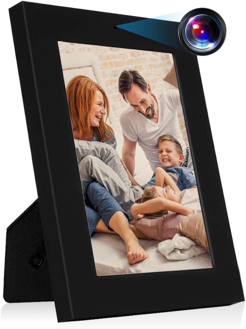 Hidden Spy Photo Frame Camera, AMCSXH Photo Frame Mini Video Camera Home Security Camera with 32GB Card, Hidden Spy Camera, Mini Picture Frame Video Nanny Camera, No Need WiFi,