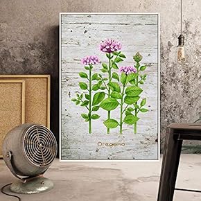 Floating Framed Canvas Wall Art for Living Room, Bedroom Plant Canvas Prints for Home Decoration Ready to Hang - 16x24 inches
