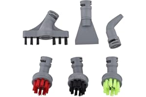Helilyco 6 Piece for Replacement Brush Kit for 39N7 Series, Color-Coded Hard Tools with Crevice Nozzle and Scraper