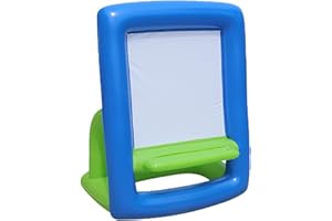 Kids Easel Inflatable Washable PVC Art Easel for Toddlers, Double-Sided Painting & Drawing Board for Indoor Outdoor Use