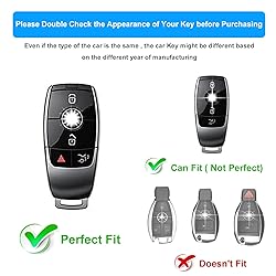 Koaudb Car Key Fob Cover Fit for Mercedes Benz A B