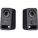 Logitech Multimedia Speakers Z150 with Stereo Sound for Multiple Devices, Black