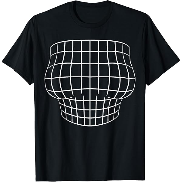 Amazon.com: Magnified Chest Optical Illusion T-Shirt : Clothing