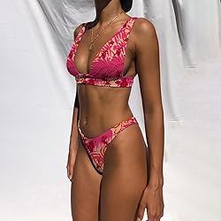 Bathing Suits for Women Deep V Neck Sexy Two Piece