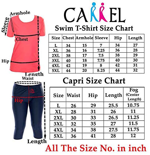 carrel women's nylon lycra swimwear set (agspl-3545-set01)