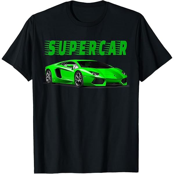 Amazon.com: Supercar, sports car, muscle car and race car t