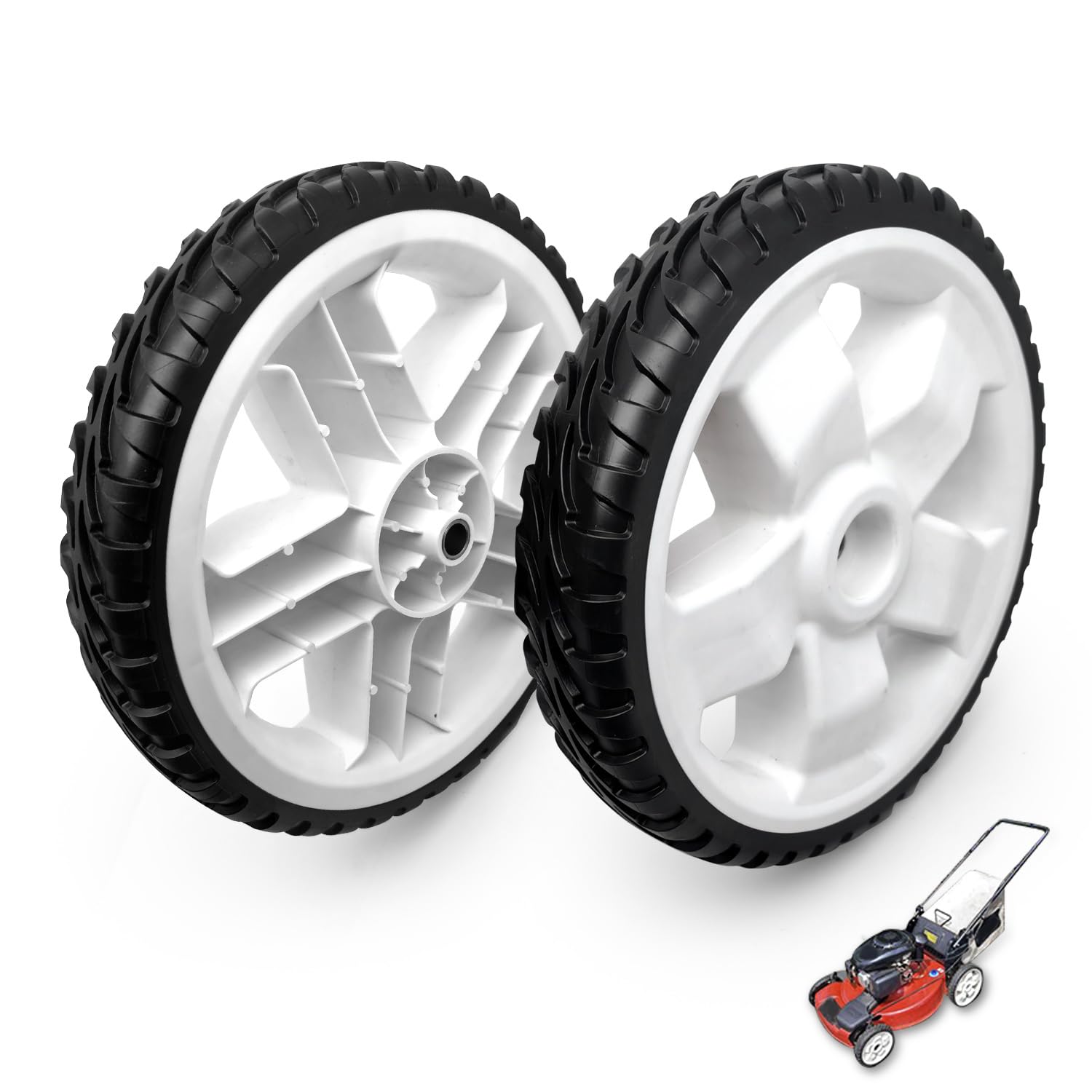 Photo 1 of 2 PACK 11"Lawn Mower Drive Rear Wheels Replace for Toro 137-4837 119-0313 115-2885 Compatible With Toro Models: 20339 20378 20959 21329