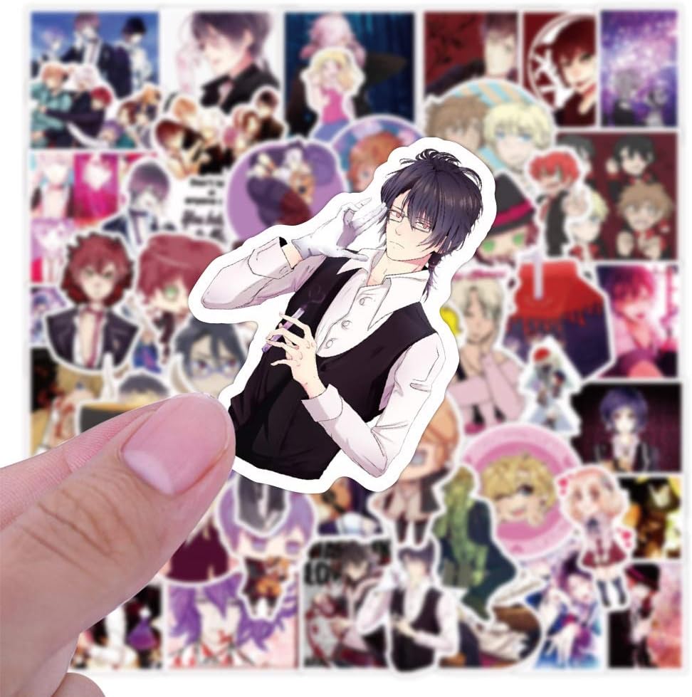 Amazon Com Diabolik Lovers Stickers 50 Pcs Cute Cartoon Vinyl Waterproof Stickers For Adults Kids Teens Kids Anime Stickers For Laptop Skateboard Water Bottles Hard Hat Bumper Computer Hydroflask Phone Car Computers Accessories