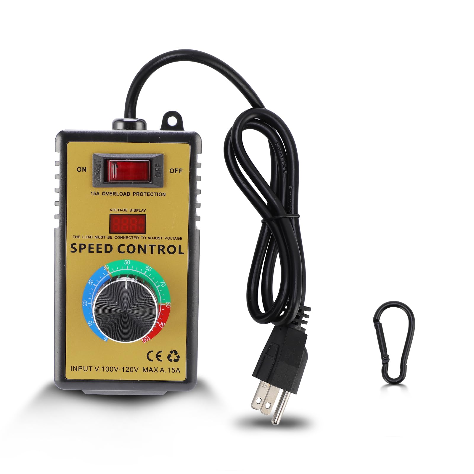 Photo 1 of 4000W AC 110v Motor Speed Controller Angle Grinder, Variable Fan Speed Controller, for Electric Motors Variable Speed Control Switch Electronic Voltage Regulation
