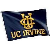 Desert Cactus University of California Irvine UCI Flag - 3 x 5 Feet Anteaters Banner, Indoor/Outdoor Durable Fabric, 100% Polyester Design (Style 2a)