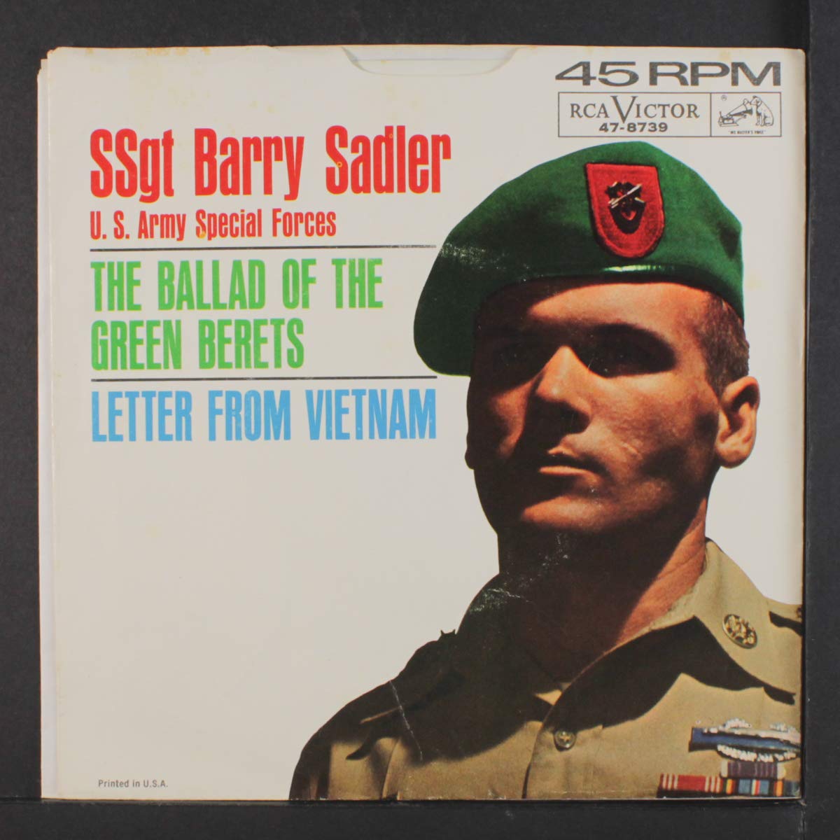 Ssgt Barry Sadler Letter From Vietnam