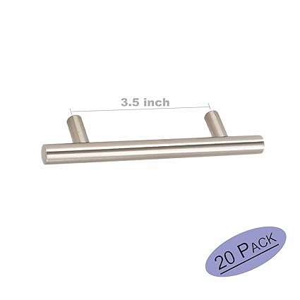 Hardware 10 Pack Goldenwarm 3 5 Inch Drawer Pulls Brushed Nickel
