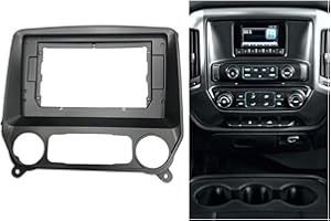 Car Radio Dash Panel Fascia/Fit For CHEVROLET Silverado/GMC Sierra 2014+ Auto Stereo Mounting Bezel Faceplate Frame Kit(7 inc