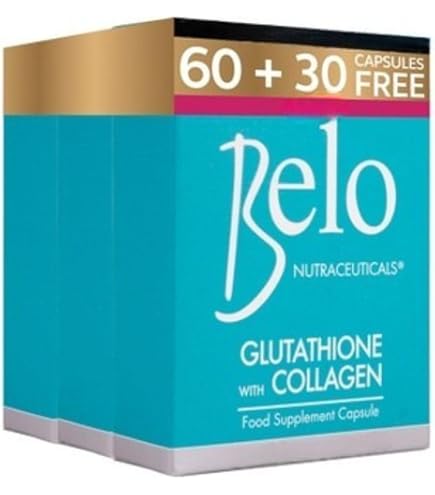 Amazon.com: Belo Nutaceuticals Glutathione + Collagen : Health & Household