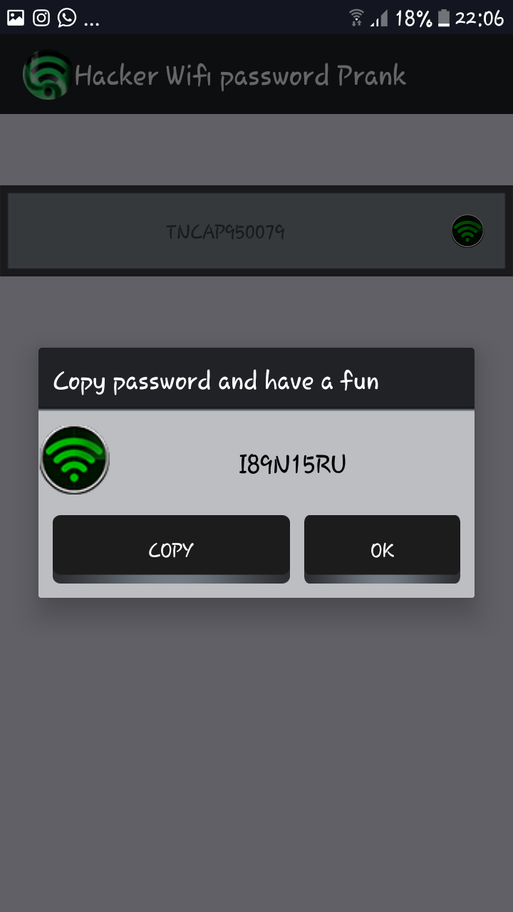 Amazon Com Hacker Wifi Password Prank Appstore For Android