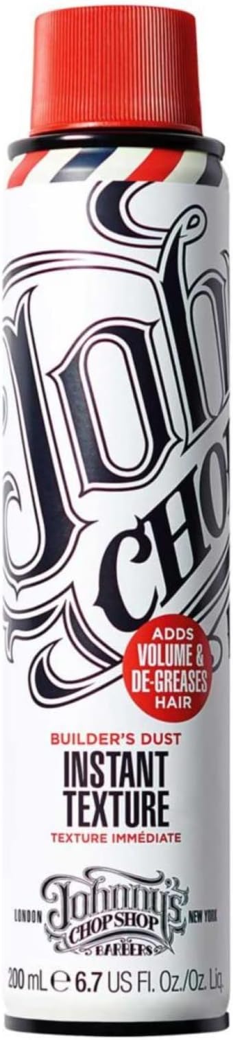 Johnny's Chop Shop Builders Dust Instant Texture Spray Hair Volume Lift Roots