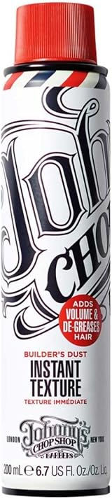Johnny's Chop Shop Builders Dust Instant Texture Spray Hair Volume Lift Roots
