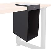 Vari Hanging Desk Cubby - Under Desk Easy Mount &ndash; Black | Mountable Storage Organizer for Home Office Desk, 50 lb Capacity, Durable Powder-Coated Steel