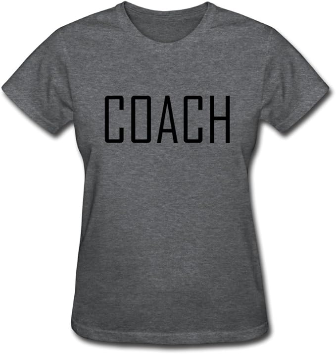 Women's Coach Tshirts XXL DeepHeather] By Gkalasa Clothing