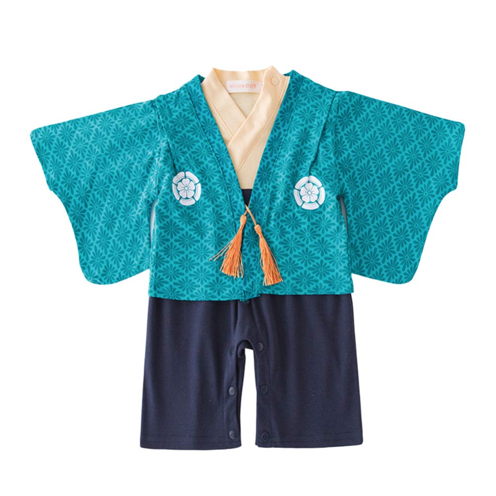 Holibanna Boys Kimono Baby Jumpsuit Set Infant Romper Comfortable Cotton Material Boys 18 to Months