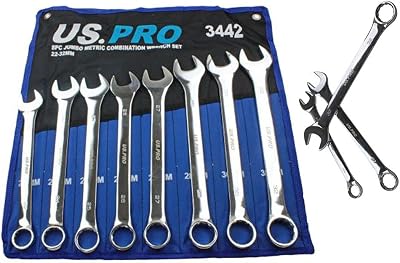 US PRO Jumbo Spanners 8pc Long Reach Wrench Set 22-32mm