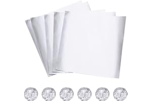 MECCANIXITY 100 Pcs Aluminum Foil Candy Wrappers, 8 x 8 Inch Square Chocolate Wrappers, Glossy Texture Packaging Wrapping Pap