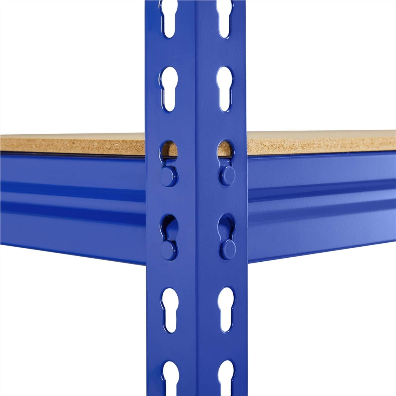 Material Handling Products Blue Rack Storage Shelves for Kitchen Garage